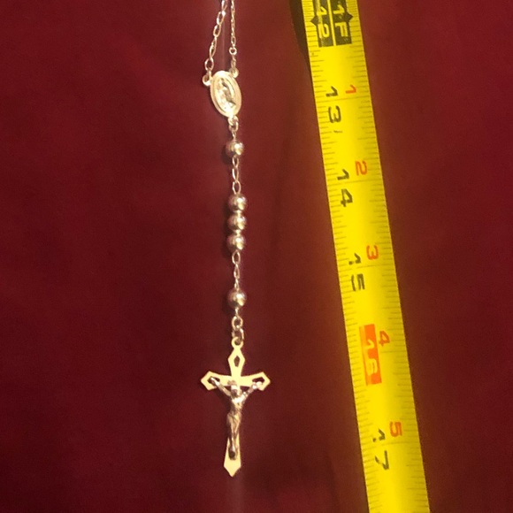 PRECIOUS ROSARY “ROUNDED” - 925 SILVER - Picture 5 of 11